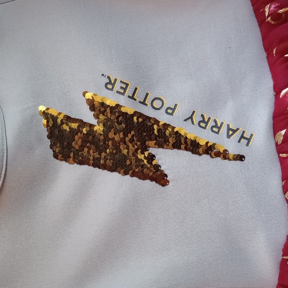 GUC Harry Potter Sequin Bolt Dress Size 4/5 - Picture 4 of 6